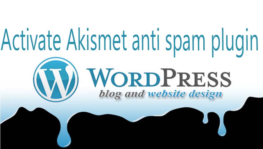 10 steps to activate anti spam wordpress plugin - Akismet