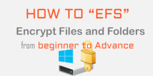 How to encrypt files and folders in W