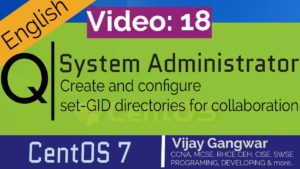 18 Create and configure set-GID directories for collaboration