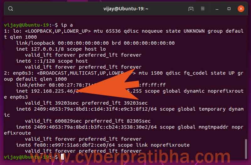 19---check-ip-address-of-Ubuntu-machine